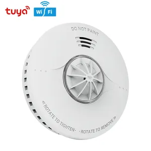 2*AA Replaceable Batteries Fire Detector And Heat Alarm With WIFI Module Inside