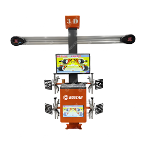 <span class=keywords><strong>Machine</strong></span> d'alignement de roues 3D de luxe avec double écran Boscar, aligneur de pneus mobile avancé pour atelier et garage - Product Image 1