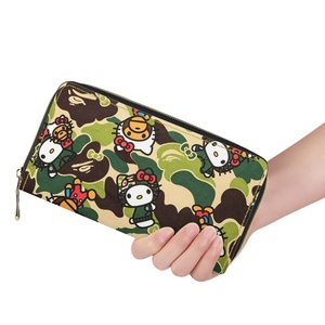 Trendy Leopard Print <b>Long</b> <b>Wallet</b> – Large Capacity PU Leather Zipper Clutch, Custom Print Available - Product Image 1