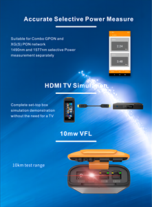 PMT-900s / PMT-900 kỹ thuật số trợ lý FTTH PDA kép 2.5g Ethernet RJ 45 cổng wifi tốc độ kiểm tra 4G + 64G / 6G + 128G - Product Image 4