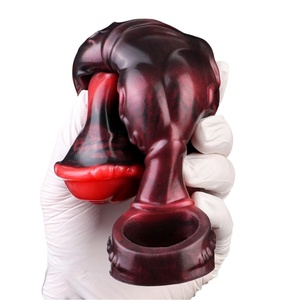 N-BD5217 Funda de silicona para pene con nudo grande, accesorios para dildo grande, juguetes sexuales masculinos, extensor de pene para adultos - Product Image 2