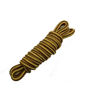 Boot Shoelaces Professional Supplier Shoe Laces Hiking Boot Rope Polyester Stripe Shoelaces