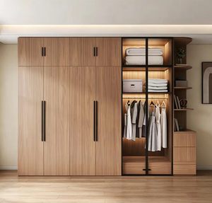 Armoire de chambre en bois grande taille, style ouvert, vente directe usine Chine, meuble portable <span class=keywords><strong>pas</strong></span> <span class=keywords><strong>cher</strong></span> - Product Image 1