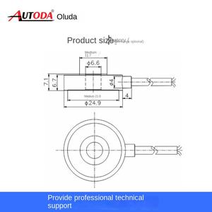 Celda de Carga Micro Ouluda AT8109, Sensor de Fuerza Miniatura para Aplicaciones de Robótica Médica y de Nuevas Energías - Product Image 5