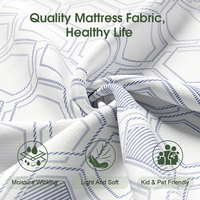 Tissu tricoté en gros pour matelas, textile de rembourrage pour fabricants de literie, fourniture OEM personnalisée