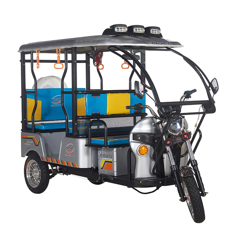 Open Type 3 Wiel Taxi E Riksja Passagier Driewieler Pakistan Mini Elektrische Auto Goedkope Prijs Cambodja Tuk Tuk Voor Verkoop