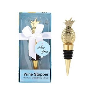Bouchon de bouteille en métal pour vin, en forme d'ananas, pour la conservation du vin, idéal comme cadeau - Product Image 4