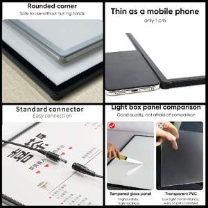 Marco Rectangular <span class=keywords><strong>de</strong></span> Aluminio, Pantalla LED <span class=keywords><strong>de</strong></span> Alto Brillo para Menús, Caja <span class=keywords><strong>de</strong></span> Luz Publicitaria Retroiluminada para Restaurantes <span class=keywords><strong>de</strong></span> Comida Rápida, Interior - Product Image 5