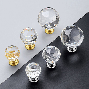 25/30/40mm Modern Crystal Furniture <strong>Door</strong> <strong>Knobs</strong> for Kitchen &amp; <strong>Bedroom</strong> Cabinets - Product Image 4