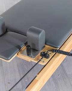 Equipo de Ejercicio en Madera de Roble de Alta Calidad Queenlife, Set de Máquina Reformer con Caja Grande y Tabla de Salto SLP26 Refor - Product Image 4