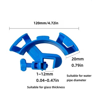 Seau de filtre d'aquarium pince de changement de tuyau d'eau réservoir de poissons retenue de tuyau de pompage pince en verre cadre de tuyau d'eau - Product Image 2
