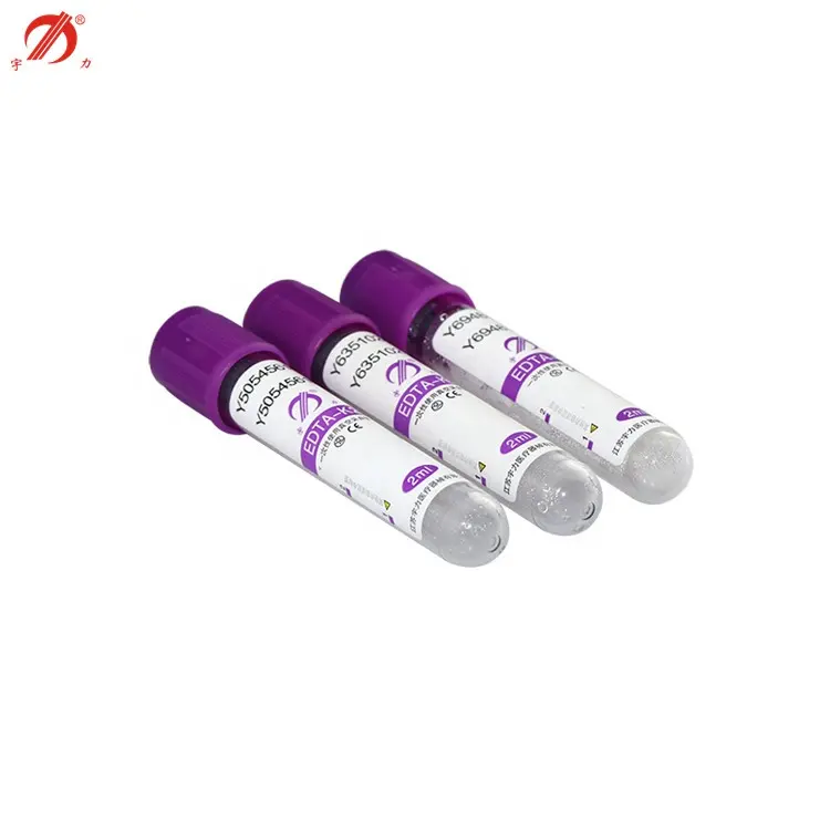 Purple 5ml blood collection edta anticoagulant tube