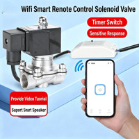 Vanne à boisseau sphérique électrique sans fil WiFi télécommandée en acier inoxydable à structure à diaphragme pour le contrôle de l'eau, du gaz et de l'huile (OEM)