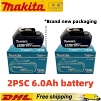 Batterie rechargeable Li-ion 18V LXT 6,0 Ah BL1860B pour outils électriques, cellules de batterie de haute qualité, batterie de secours