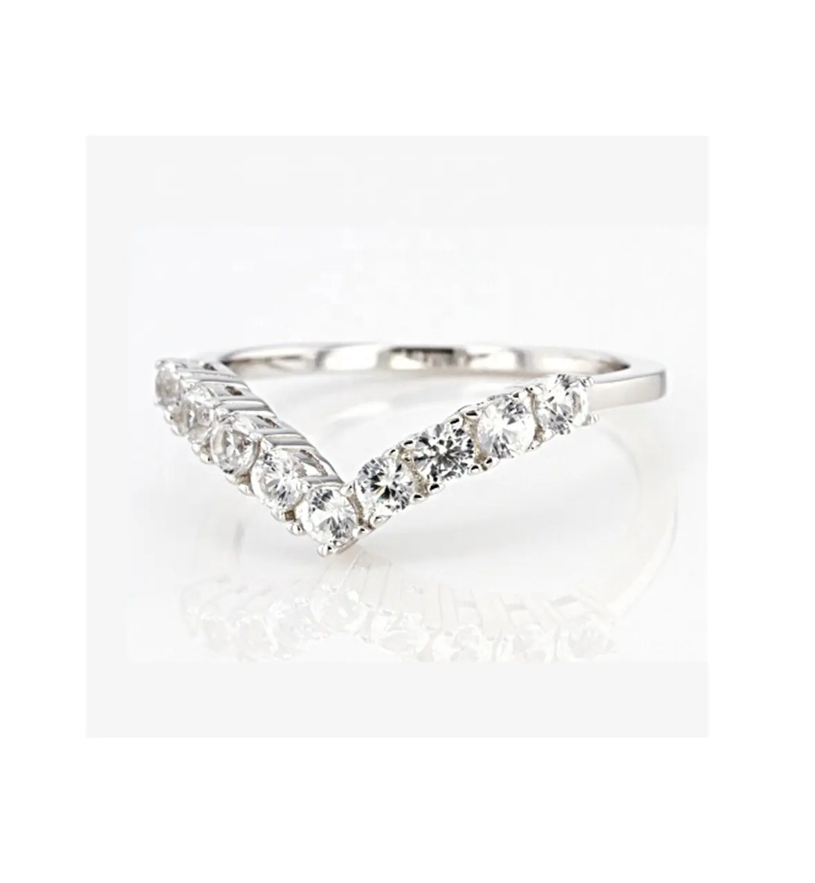 Anéis de prata, anéis de moda branca cz criado safira rodio mais de 925 prata esterlina mulheres joias de luxo anéis de pulseira de diamante