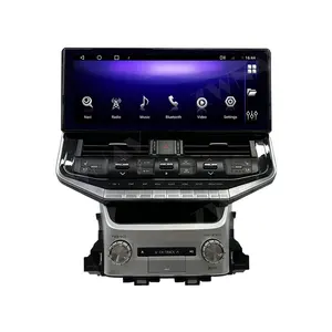 مشغل سيارة راديو سيارة LC300 بشاشة عالية الدقة 8 أنوية بنظام أندرويد 12 لسيارة تويوتا لاند كروزر LC200