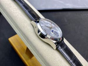 Reloj de Cuarzo para Hombre de Alta Calidad con Fase Lunar, Correa de Silicona Personalizable, Reloj Casual de Lujo con Correa de Cuero, <span class=keywords><strong>Precio</strong></span> Más Favorable - Product Image 5