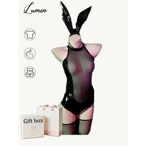 Sous-vêtements sexy pour femmes, uniforme de lapin, pyjama 100% respirant et confortable, mettant en valeur la silhouette parfaite - Product Image 1