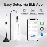Aurtron CC71LD Convertisseur de Protocole Série LoRaWAN RS485 Modem Sans Fil Industriel Passerelle Modbus RTU 300kbps Rail DIN