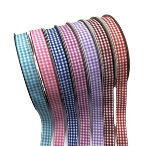 Classic Striped And Plaid <b>Ribbon</b> Multipurpose Fabric Trim For Gift Wrapping Party Decor - Product Image 5
