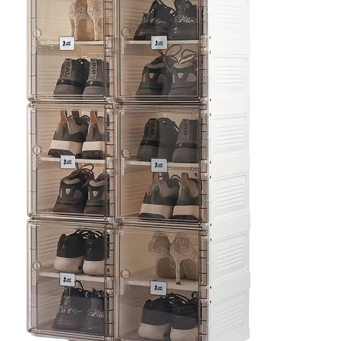 صندوق خزانة بلاستيكي لتخزين الأحذية ومنظمات الأطفال من ANTBOX خزانة ملابس الأطفال لغرفة المعيشة خزانة كتب