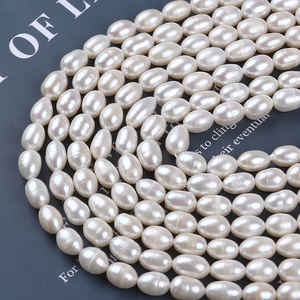 7-8มิลลิเมตรขายส่งที่มีคุณภาพสูงจริงธรรมชาติสีชมพูน้ำจืดข้าวมุก Strand - Product Image 4