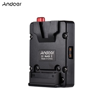 Plaque d'alimentation pour batterie Mini Nano V-lock en gros avec boucle de fixation et support en U pour batterie Mini V-mount