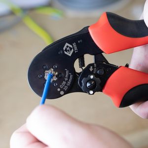 C.K <b>Wire</b> Crimper 0.08-16 mm Ergonomic Grip Industrial Grade Front Entry Steel <b>Tool</b> - Product Image 6