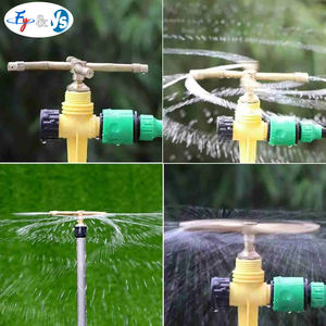 <span class=keywords><strong>2</strong></span>/3/4臂黄铜旋转喷头360度花园草坪灌溉喷嘴小型金属喷雾器用于农业抽水 - Product Image 4
