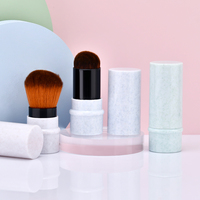 Pinceau de maquillage télescopique rétractable portable de haute qualité pour blush, poudre, nail art et cosmétiques quotidiens