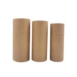 Kotak Kemasan Tabung Kertas Silinder, Kotak Bulat Silinder Canister Silinder Kustom untuk Hadiah Kosmetik