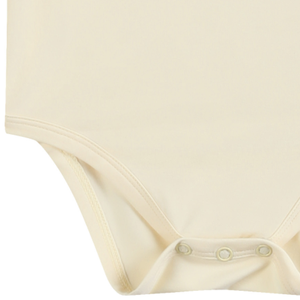 Combinaison bébé unisexe <span class=keywords><strong>OKIDS</strong></span> en fibre de bambou, douce et respirante, couleur unie, sans manches, avec cinq boutons à griffes - Product Image 4