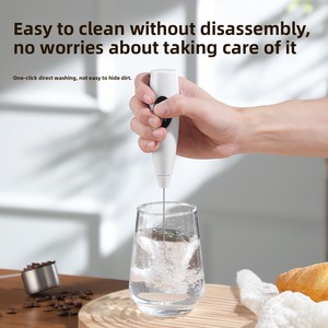 Mousseur à <span class=keywords><strong>lait</strong></span> électrique numérique à livraison rapide, alimentation USB/piles, fonctionnement à une touche, boîtier en plastique, utilisation manuelle <span class=keywords><strong>pour</strong></span> le café - Product Image 3