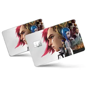 Million Design En stock Fundas para tarjetas de débito Pegatinas de piel de anime para tarjeta de crédito bancaria