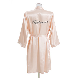 FUNG 2903 Simple Elegant Bridal Polyester+Spandex Wedding Robe For Girls