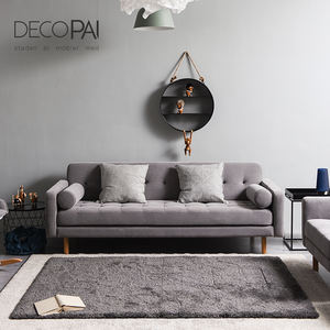 cierre tapicería de sofá de tela suave Sala muebles de madera moderna pierna <span class=keywords><strong>2</strong></span> asiento <span class=keywords><strong>3</strong></span> asiento chaise longue sofá - Product Image 4