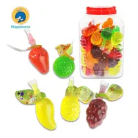 Халяльные конфеты, разноцветные фруктовые формы, желе yummy juice jelly