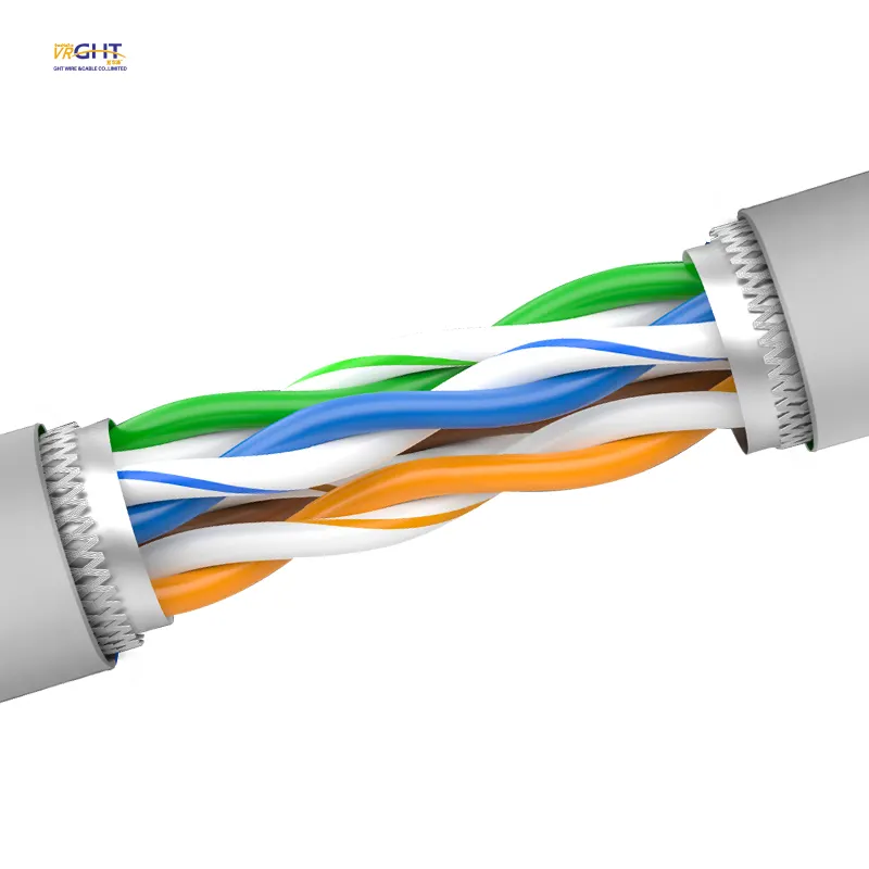 Cat6e טהור נחושת טהור lan כבל ethernet