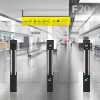 Barrière pivotante robuste de qualité supérieure, portillon de contrôle d'accès RFID, lecteur de billets biométrique, contrôle des foules, portillon de stade certifié CE