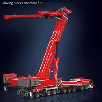 Novedades 2024 Molde de juguete para niños King 17008 RC Crane Truck Building Block Toy Set APP Motorizado LTM11200 Truck Model Assembly
