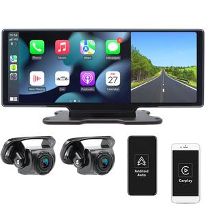 IPoster nouveau best-seller 10.26in DVR moniteur <span class=keywords><strong>caméra</strong></span> de recul Carplay sans fil Android Auto <span class=keywords><strong>pour</strong></span> camion <span class=keywords><strong>caravane</strong></span> - Product Image 2