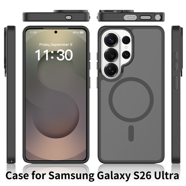 For Samsung 26 Case Ultra Skin Feeling Mobile Phone Cover Magnetic Shockproof Cell Phone Case for Samsung Galaxy S26