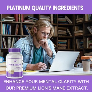 Suplemento Herbal Haccp OEM, Suplementos para el Cerebro, Cápsulas de Melena de León, Tabletas, Complejo de Melena de León - Product Image 3