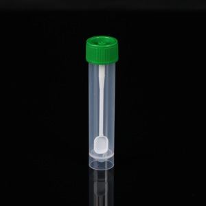 Tube de collecte d'échantillons de selles Taiyingkang 20 ml avec bouchon à vis vert, flacon d'échantillonnage jetable pour usage médical - Product Image 1
