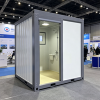 Toilettes mobiles écologiques durables de taille personnalisée, salle de bain préfabriquée extérieure en HDPE, design chinois pour camping