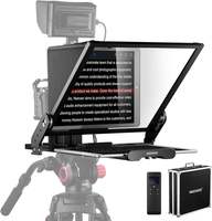 17-Zoll Aluminiumlegierung Großbildschirm Ohne Dunkelwinkel Live-Übertragung Fotografie-Drehteller X17II Teleprompter
