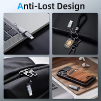 Adaptor USB C Male ke Lightning Female Mendukung Pengisian Daya dan Transfer Data untuk Perangkat Ponsel dan Tablet