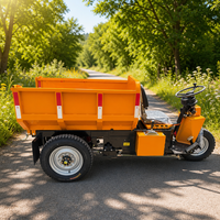 Mini-dumper électrique 1 tonne, tricycle minier, camion à benne basculante, couple élevé, économie d'énergie, pour tunnel minier souterrain