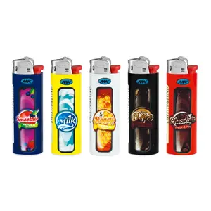 Custom Logo Gas Lighter manufacturer encendedore feuerzeug wholesale cigarette Lighter factory supplier Disposable Flint Lighter