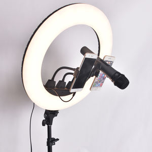 Anneau lumineux LED à intensité variable, 22 pouces, 56cm, pour Selfie, éclairage annulaire, obturateur à distance pour le maquillage en Streaming en direct, vente en gros - Product Image 1